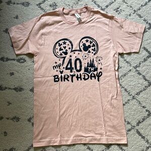 40th birthday Disney tee